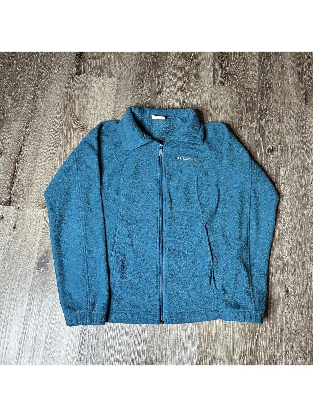 Columbia Blue Fleece Jacket Size M